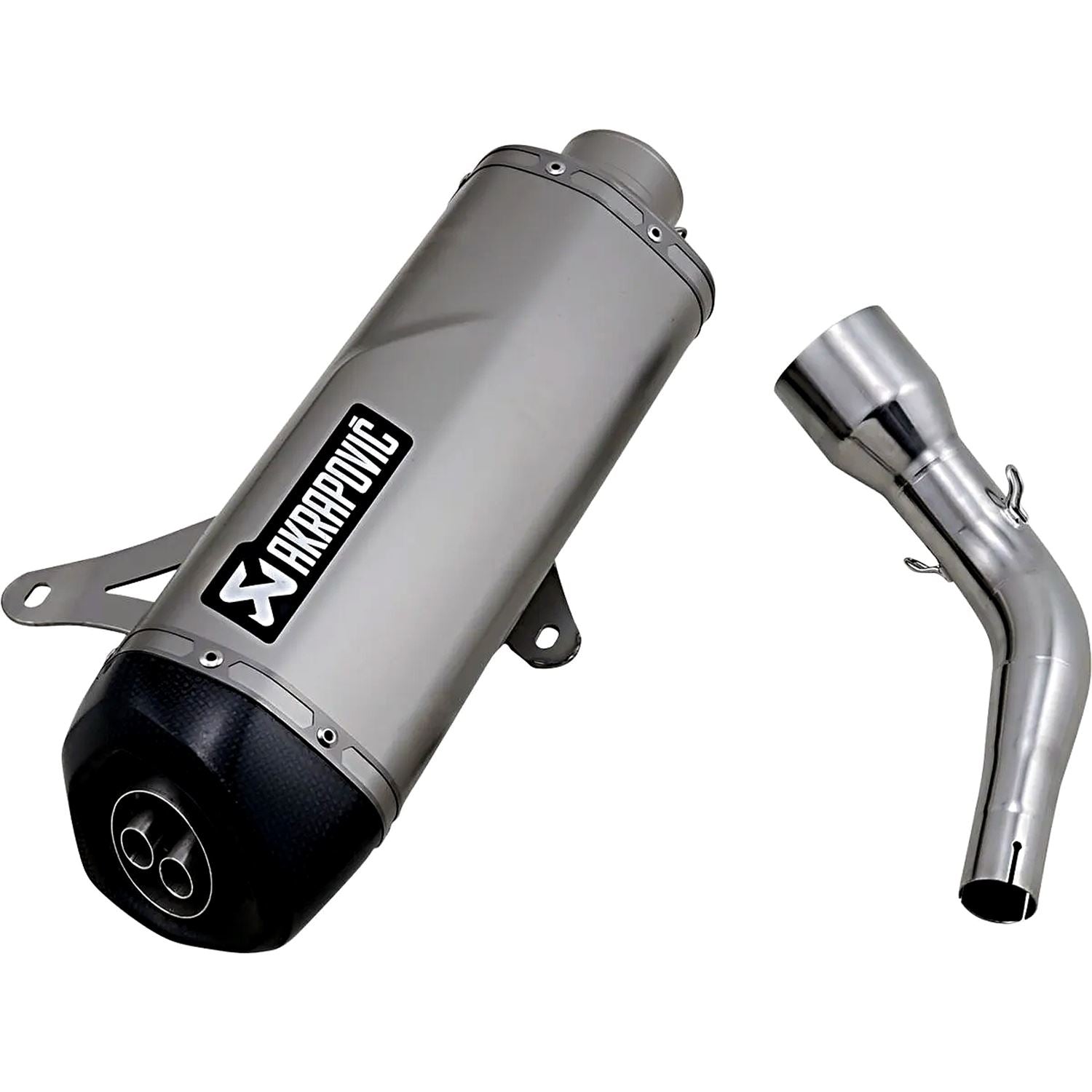Akrapovic Stainless Steel Line Slip On Silencer For Vespa GTS 125 I.E. Super 2010-2016